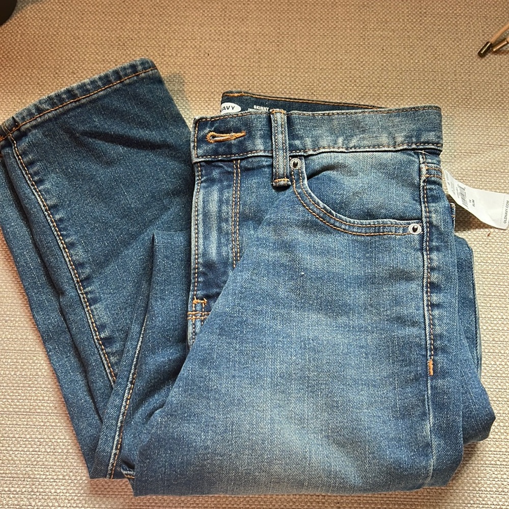 NWT BOYS size 14 old navy skinny jeans